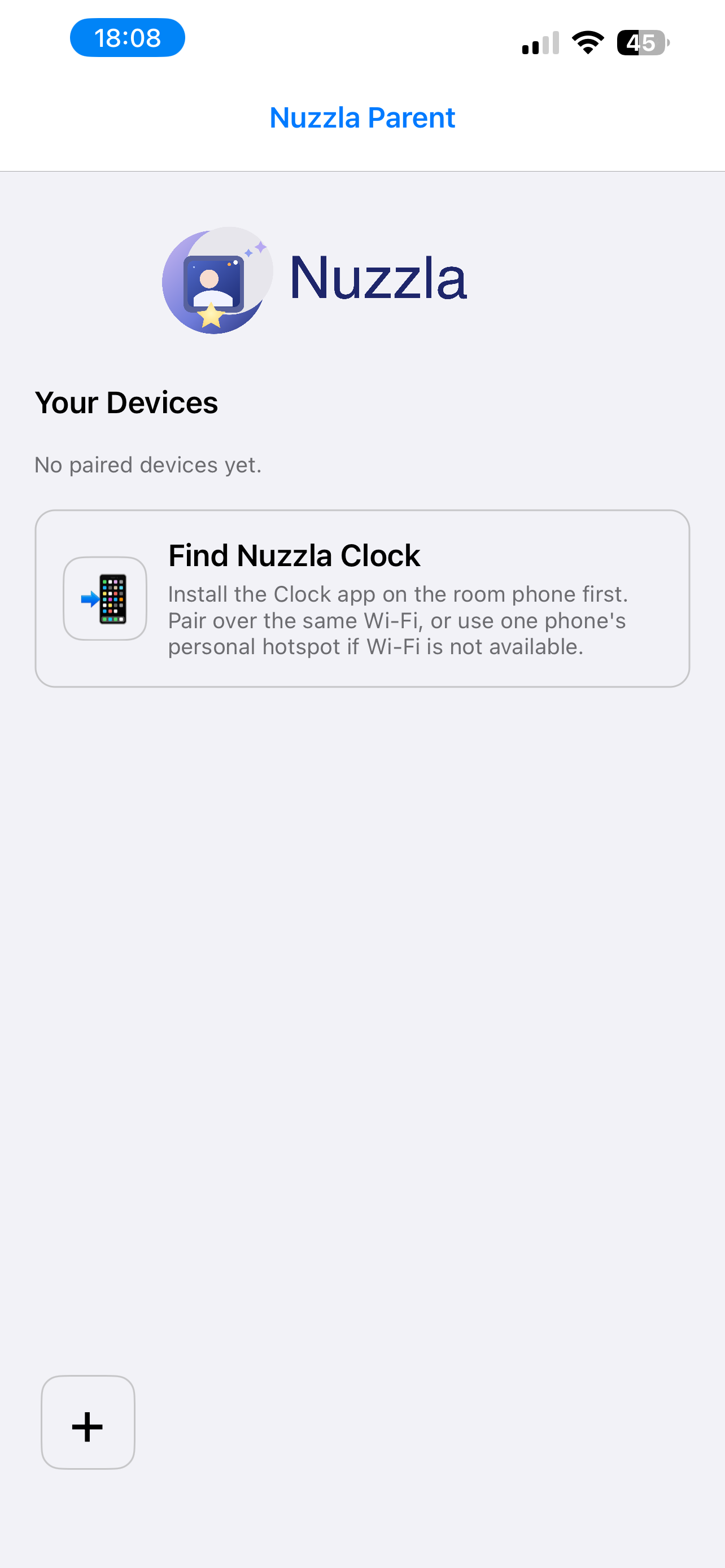 Nuzzla Parent multi-room screenshot